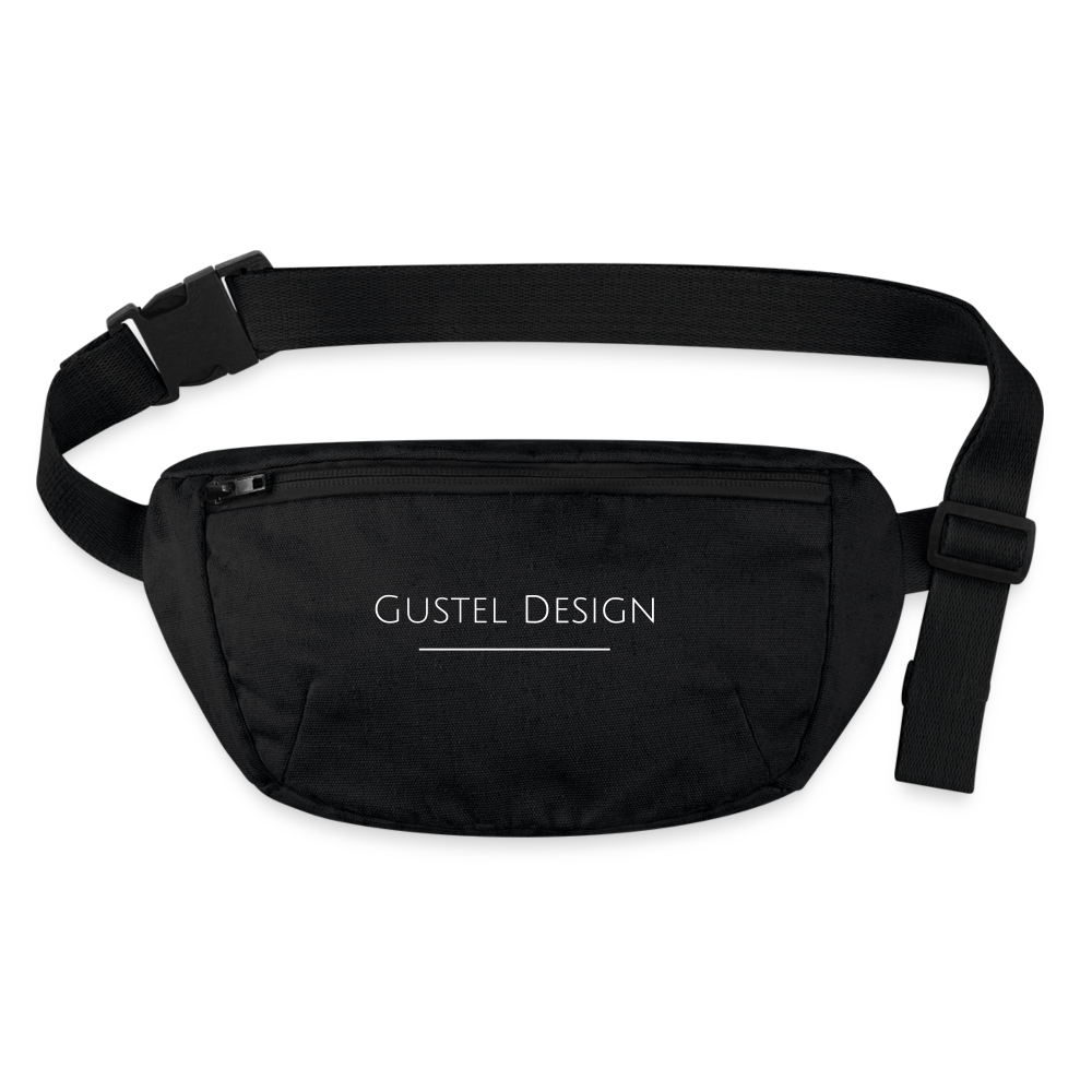 Stanley/Stella recycelte Gürteltasche - Schwarz